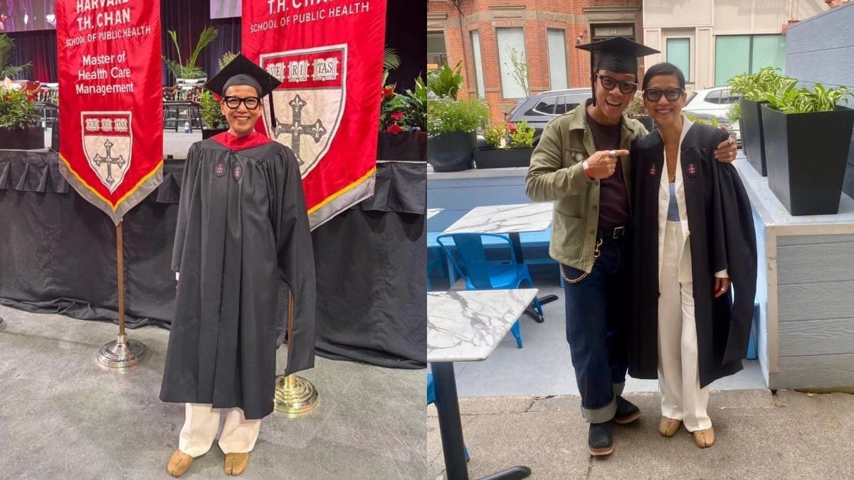 Kim Atienza Proudly Cheers Felicia’s Second Master’s Degree